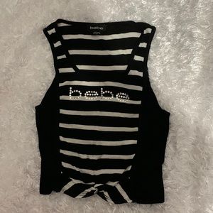 Bebe crop tank size S